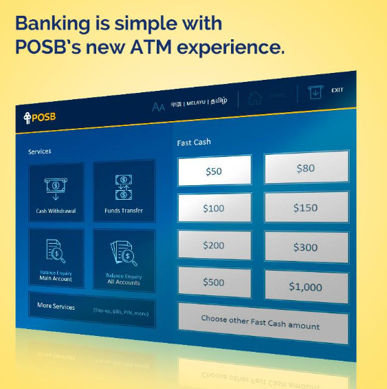 DBS/POSB ATM Front-end